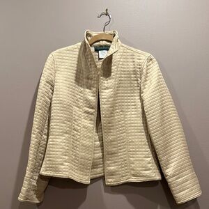 Harvè benard by Benard Holtzman Women's Beige Quilted Jacket